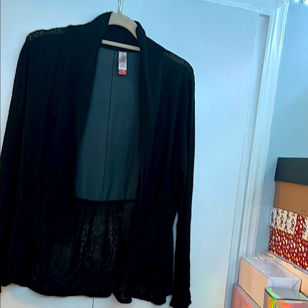 No Boundaries Black Cardigan